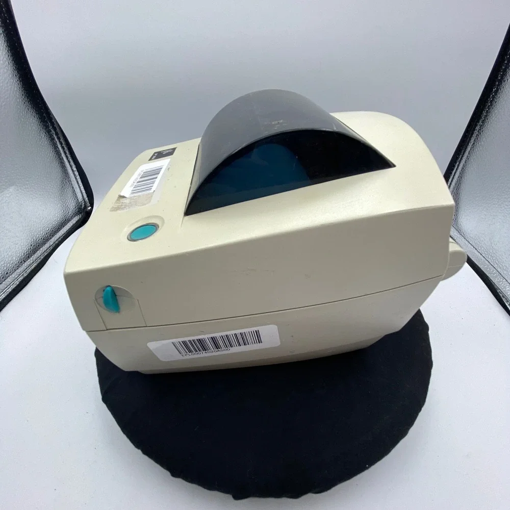 Zebra LP 2844 Thermal Label Printer Desktop Shipping Barcode Beige 120563 *Read
